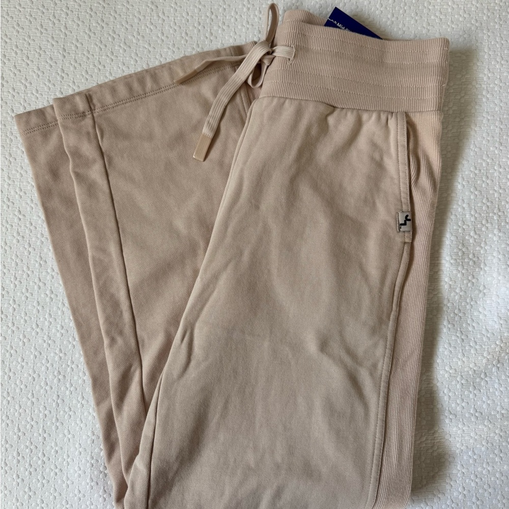 JoyLab Tan Straight Leg Sweatpants, Small